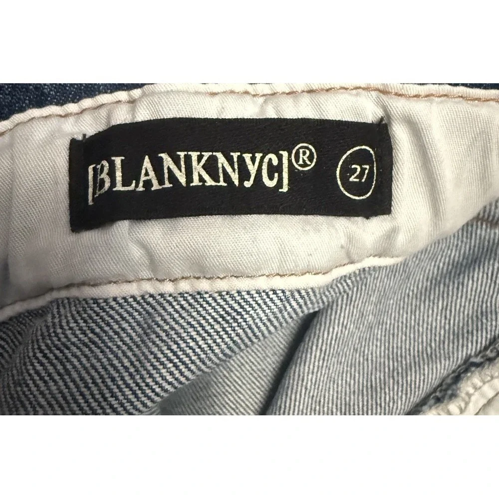 90s Paperbag High Waisted Mom Jeans Women's 27 Medium Wash Retro Blank NYC  NWOT